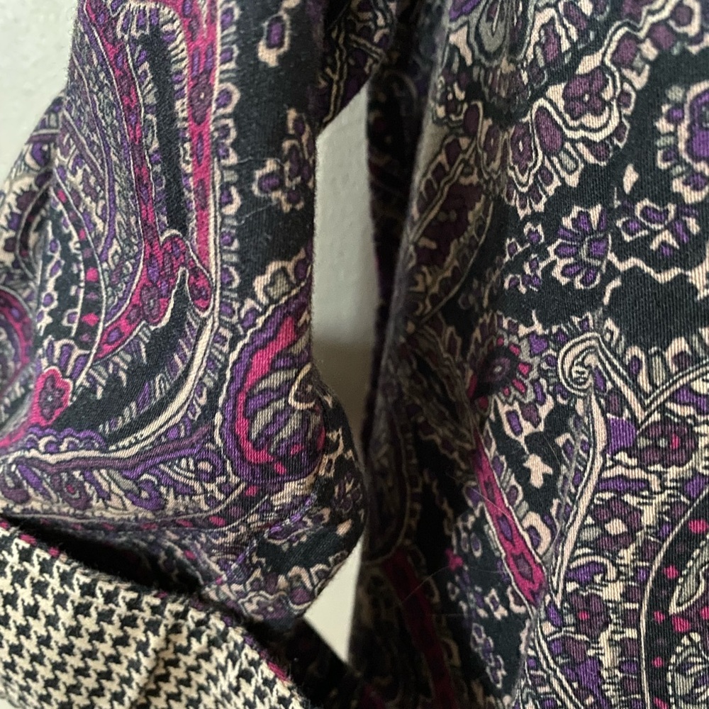 Chaps button down, multi patterned shirt - Picture 4 of 4